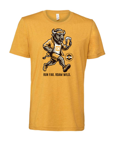 Running Buffalo 10k - T-shirt - Mustard