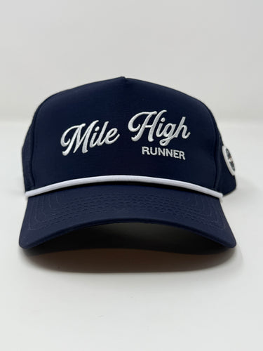 Mile High Runner Hat - Navy