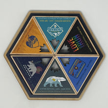 Load image into Gallery viewer, Colorado Virtual Distance Challenge 2023 - Puzzle Piece Magnet Frame + Medals