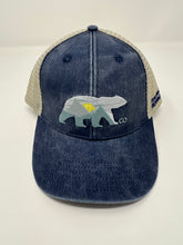 Load image into Gallery viewer, Mountain Polar Bear Trucker Hat - Navy