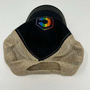 Colorado 'C' Pride Trucker Hat - Black/Khaki