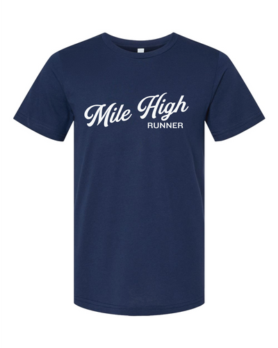 Mile High Runner - Unisex T-shirt - Solid Navy Blend