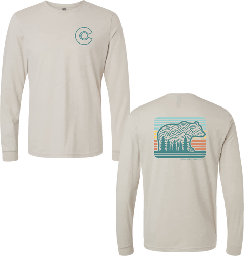 Mountain Bear - Long Sleeve - Cream
