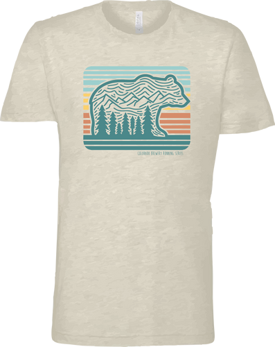 Mountain Bear - Unisex T-shirt - Heather Oatmeal