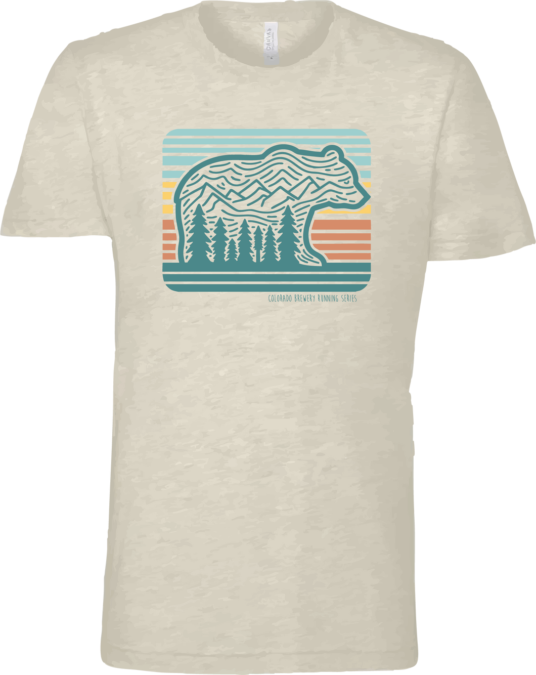 Mountain Bear - Unisex T-shirt - Heather Oatmeal
