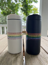 Load image into Gallery viewer, Colorado Pride Double-Walled, Vacuum Insulated Stainless Steel 12oz Travel Tumbler (MiiR)