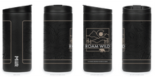 Load image into Gallery viewer, Roam Wild Double-Walled, Vacuum Insulated Stainless Steel 12oz Travel Tumbler (MiiR) - Black