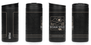 Roam Wild Double-Walled, Vacuum Insulated Stainless Steel 12oz Travel Tumbler (MiiR) - Black